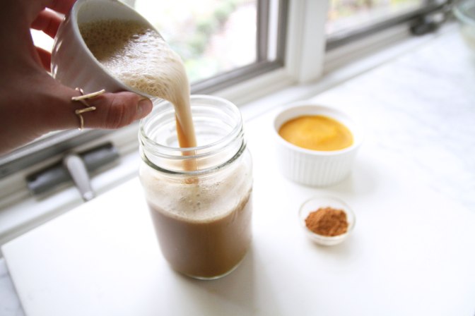 How To: Make an Almond Milk Pumpkin Spice Latte