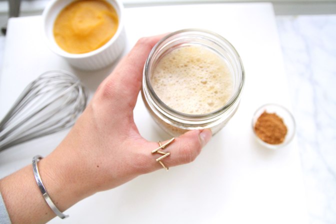 How To: Make an Almond Milk Pumpkin Spice Latte