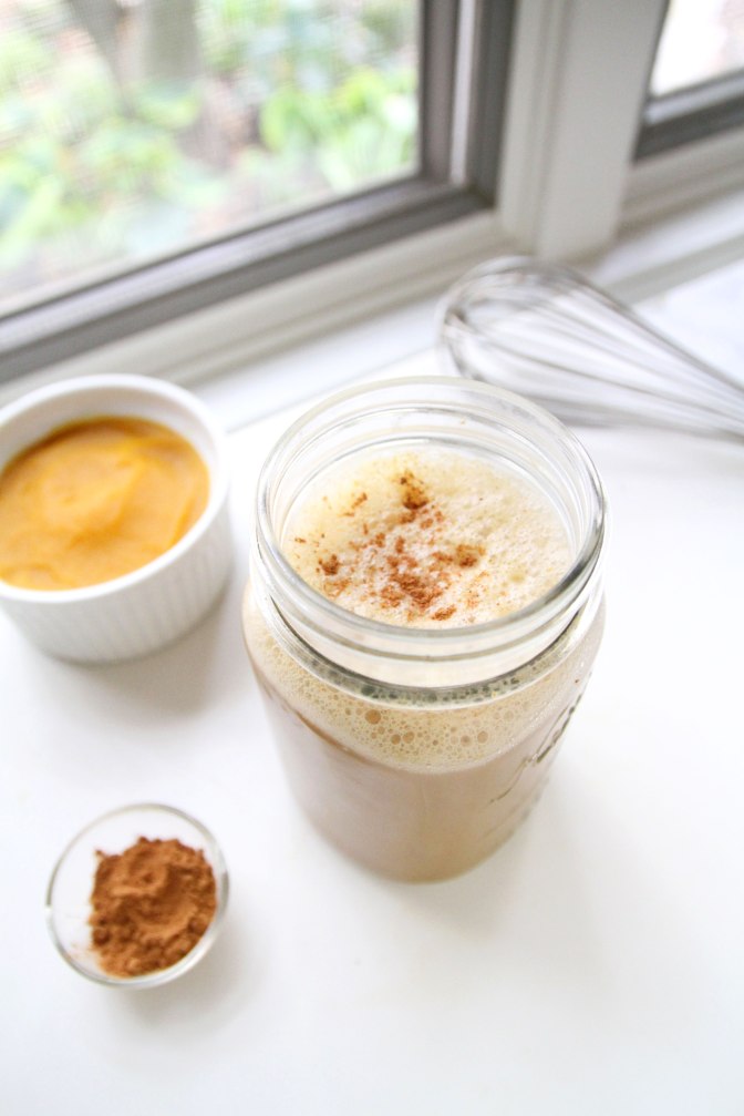 How To: Make an Almond Milk Pumpkin Spice Latte