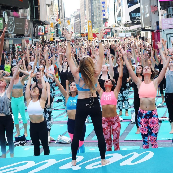 Aerie ❤ Solstice In Times Square