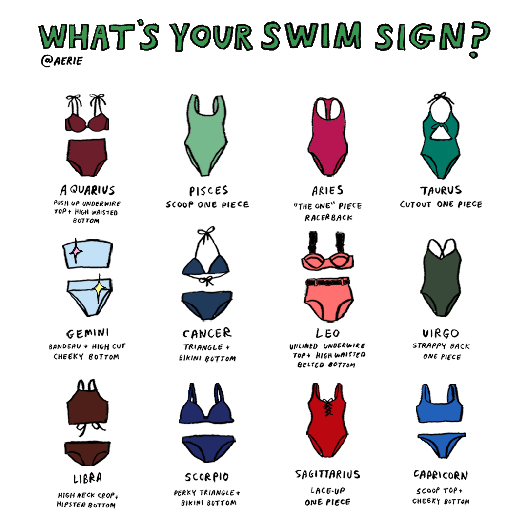 The Best Bathing Suit For You, Based On Your Zodiac SignHelloGiggles